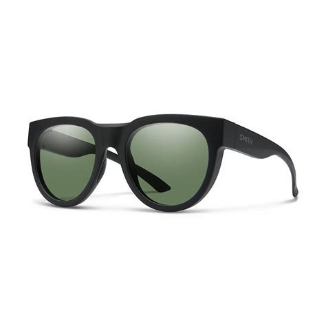 Smith Crusader Sunglasses Matte Black Chromapop Polarized Gray Green Moment Surf Co