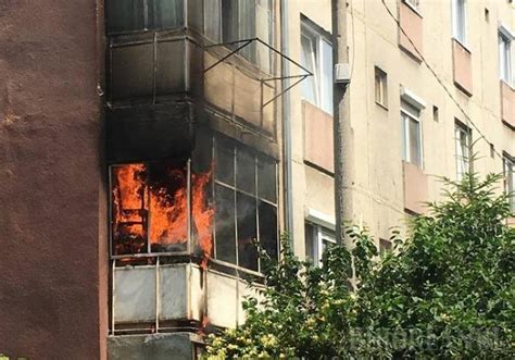 Incendiu într un bloc de locuințe din Lupeni