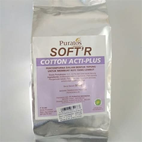 Jual SOFT R PURATOS COTTON ACTI PLUS 500 Gr Kota Kediri Zadamarket