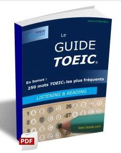 Grille de réponse TOEIC pdf à télécharger gratuitement