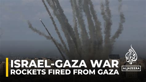 Barrage Of Rockets Fired From Gaza Towards Israel After Hamas Military