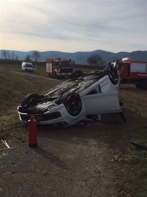 POL PDLD Neustadt Schwerer Verkehrsunfall Auf Der A65 Auto