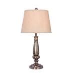 Fangio Lighting 26 In Brushed Black Nickel Metal Table Lamp 1482BBN