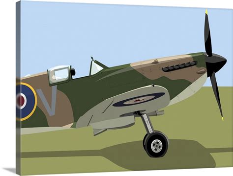 Spitfire WWII Fighter Wall Art, Canvas Prints, Framed Prints, Wall ...