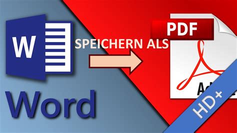 Word Dokument Als Pdf Speichern In Sekunden Hd Youtube