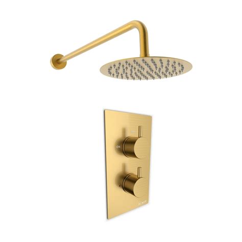 Kartell Ottone Thermostatic Concealed Shower With Fixed Overhead