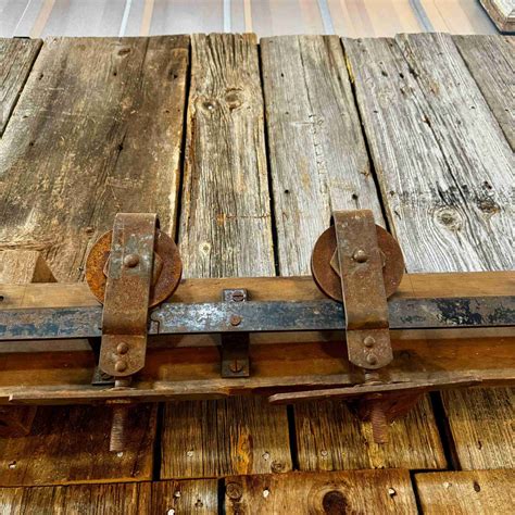 Antique Door Track & Rollers - Historic House Salvage