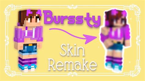 Remaking Sarah Burssty S Minecraft Skin Speedpaint Youtube