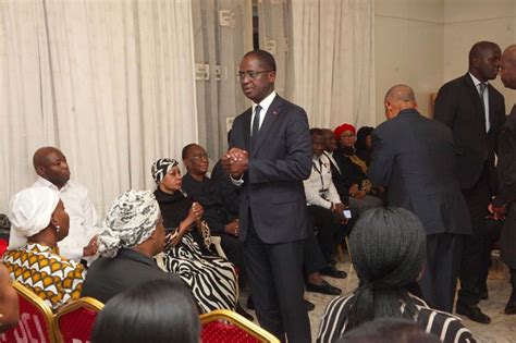 Décès de Henri Konan Bédié une délégation du Patronat aux côtés de la