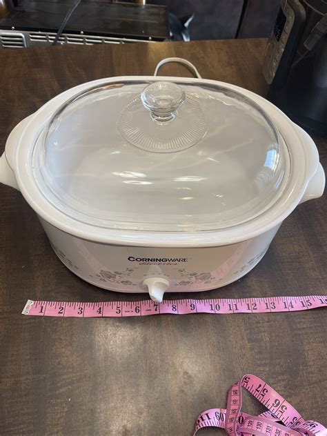 Vintage Corningware Electrics Slow Cooker Crock Pot SCO 150 6qt