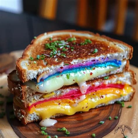 Rainbow Grilled Cheese Recipes Own