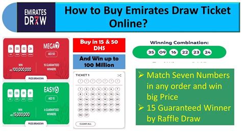 How To Buy Emirates Draw Ticket Online Buy Ticket From Any Part Of