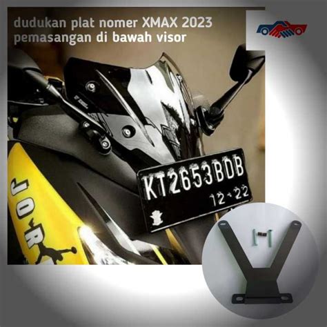 Breket Dudukan Plat Nomor New Xmax Model Atas Lazada Indonesia