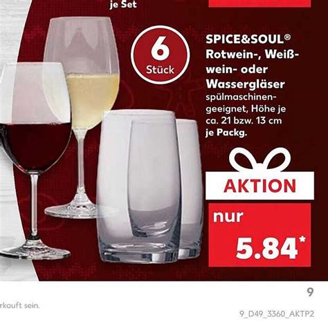 Spice Soul Rotwein Wei Wein Oder Wassergl Ser Angebot Bei Kaufland