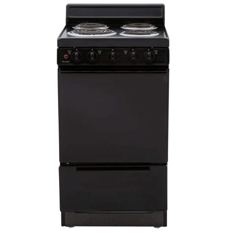 Premier In Cu Ft Electric Range In Black Eak Bp The Home