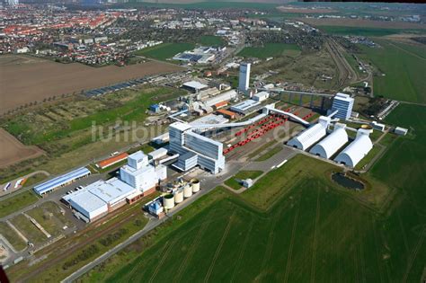 Bernburg Saale Aus Der Vogelperspektive Technische Anlagen Im