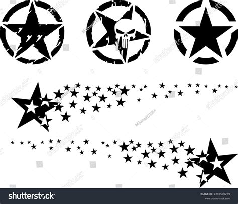 Us Army Star Logo Vector Stock Vector (Royalty Free) 2292500289 ...