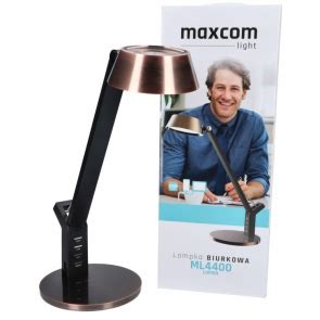 Lampa Biurkowa Maxcom Ml Lumen Miedziana Max Elektro