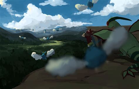 May Flygon And Swablu Pokemon And 1 More Drawn By Kmusy Mp4 Danbooru