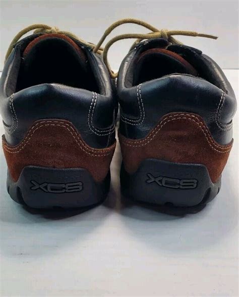 Mens Size 115 Rockport Xcs Colfax Leather Sneakers Loafers Black And Brown Laces Ebay