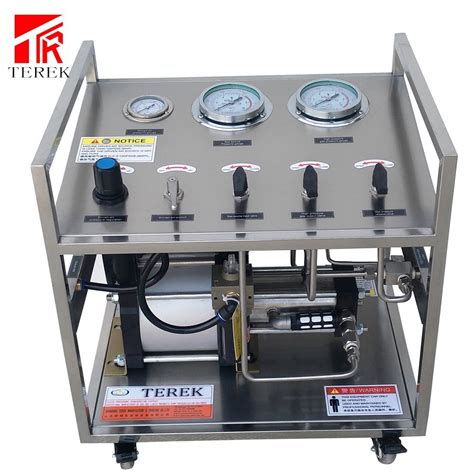 Terek Brand Best Price 48bar 696psi Nitrogen Gas Booster System For Cylinder Refilling Co2