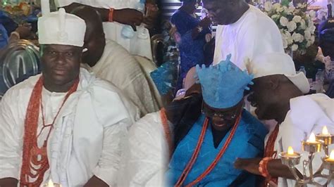 HEAR WHAT OONI OF IFE AND OBA ALARA OF ILARA GIST AT 60TH BIRTHDAY ALH