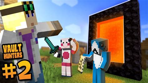 Into The First Vault Minecraft Vault Hunters Smp 2 Minecraft Videos