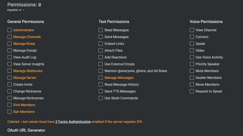 Discord Permissions Calculator Online Tool To Control Bots Permission