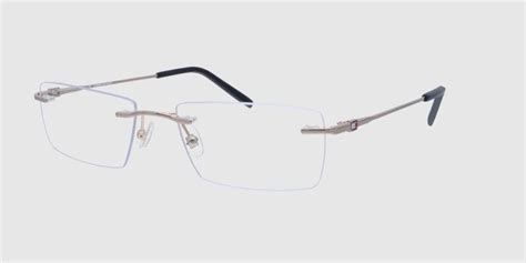 Tommy Hilfiger Transparent Rimless Rectangle Eyeglasses E25B1043155 @ ₹6298