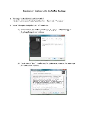 Completable En L Nea Instalaci N Y Configuraci N De Zimbra Desktop