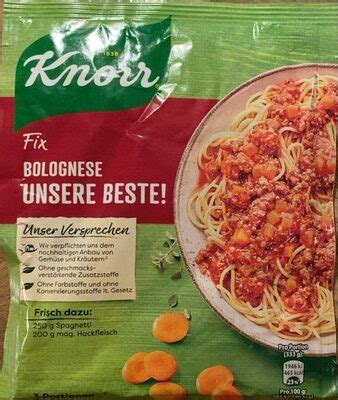 GeMi Fix Bolognese Unsere Beste Knorr 38g