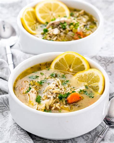 Instant Pot Lemon Chicken Orzo Soup Jo Cooks