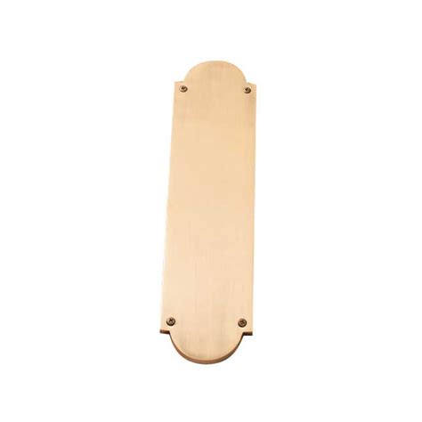 Brass Accents A P Solid Brass Door Push Plate Palladian