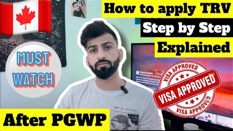 How To Apply Temporary Resident Visa Visitor Visa Or Trv From Inside