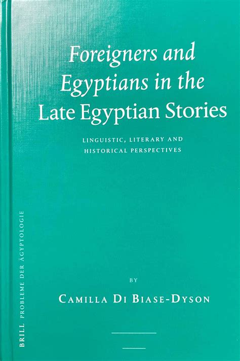 Foreigners and Egyptians in the late Egyptian stories. Linguistic