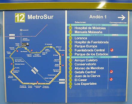 Urbanrail Net Madrid Metro L Nea Metrosur