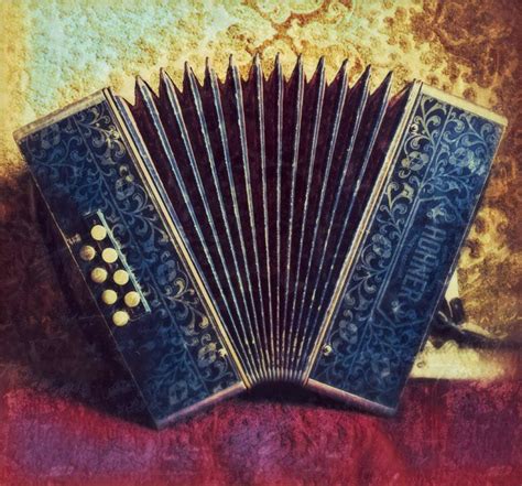 Hohner Button Accordion 1920s Button Accordion Pirate Art Accordion