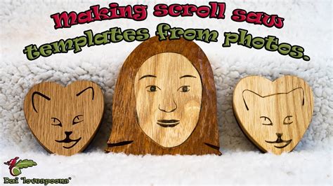 How To Make Your Own Scroll Saw Patterns From Photos Youtube