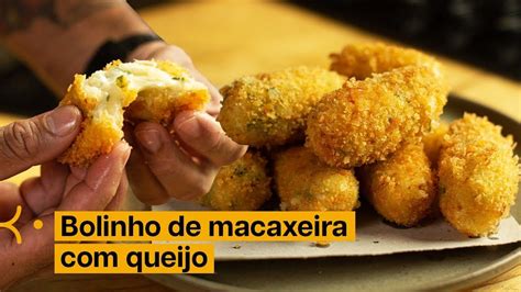 BOLINHO DE MACAXEIRA Mandioca MUITO CROCANTE E QUEIJENTO Bolo De