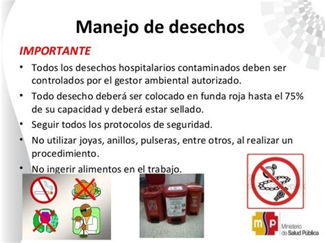 Manejo De Desechos Importante • Todos Los Desechos Hospitalarios