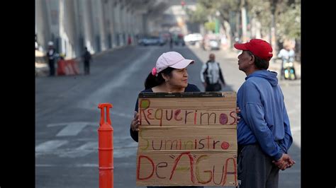 Bloquean la avenida Tláhuac por desabasto de agua YouTube