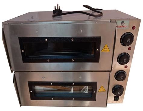 Electric Stainless Steel Double Deck Pizza Oven Size Small Mini At Rs