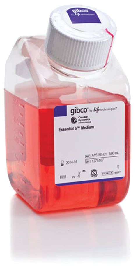 Gibco Essential 6 Medium 500mL Stem Cell Culture Media Fisher