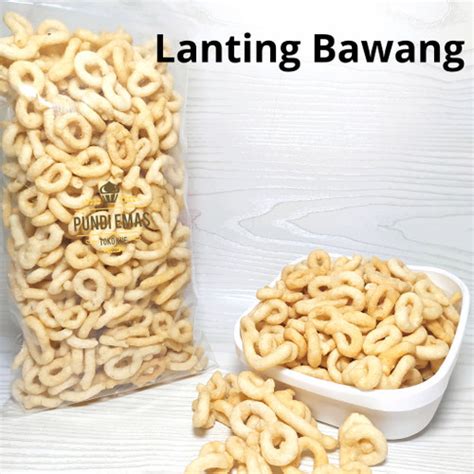 Jual LANTING BAWANG LANTING BUMBU BAWANG KHAS KEBUMEN CEMILAN KILOAN