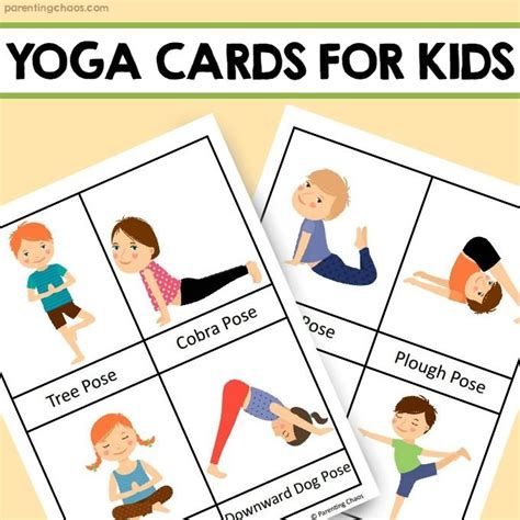 Free Printable Yoga Pose Cards - Super Teacher Worksheets