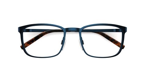 French Connection Mens Glasses Fc 137 Blue Rectangle Metal Stainless Steel Frame €130