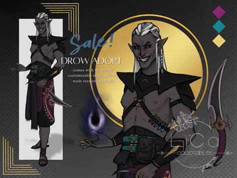 Drow Adopt Set Price Closed By Licaart On Deviantart