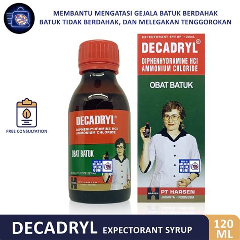 Jual DECADRYL EXPECTORANT SIRUP 120 ML Shopee Indonesia