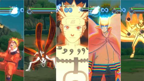 All New Naruto Transformation Naruto Ultimate Ninja Storm Connections