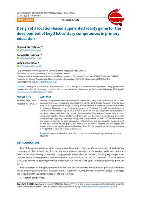 PDF Design Of A Location Based Augmented Reality Game For The